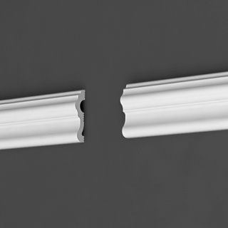 ППл Плинтус потолочный  60х15х2000 С03 молдинг Де-Багет