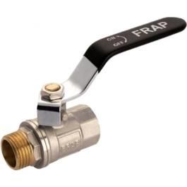 Кран шаровый латунь 25мм м/п ручка   