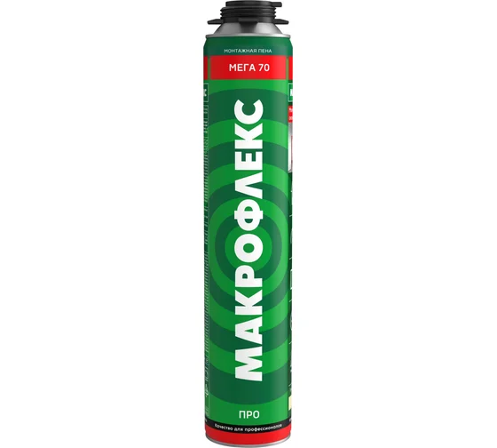 Пена монтажная проф. 70л летняя  880мл Makroflex Mega 70 Pro