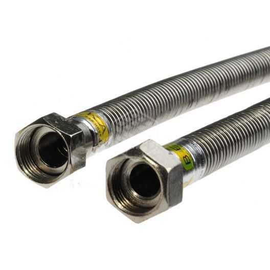 Подводка газ 2,5м г/ш желтая Шлангофф