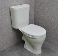 Унитаз - компакт Луна-1 с сиденьем и арматурой нижний подвод  Киров Gesso(5)