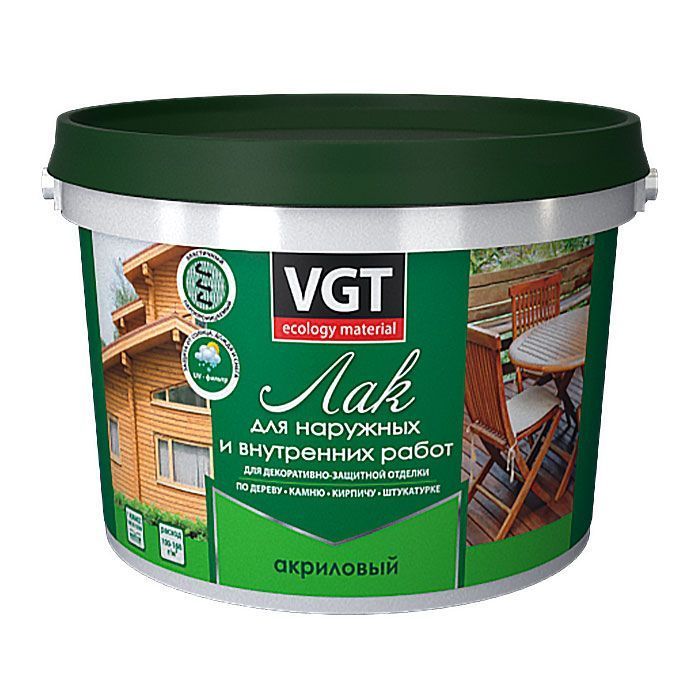 Акриловый лак VGT на водной основе Акриловый лак VGT на водной основе