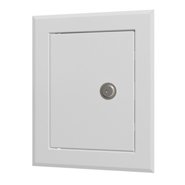 Люк ревизионный металлический 400х400мм с замком Zern