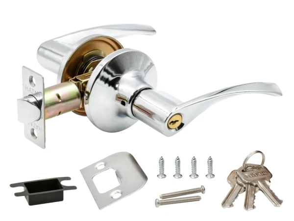 Защелка ручка ключ/фиксатор сатин 23-01  SN S-Locked