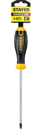 Отвертка PZ1х100мм Cr-V Hercules Stayer 