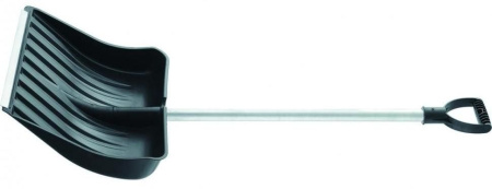 Лопата снегоуборочная 512х408 пластик с алюм черенком Успех---