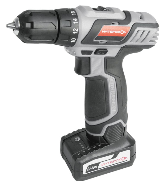 Дрель аккумуляторная 18,0V 10мм Li-ion 1,5Aх2 короб ДА-18ЭР Промо Интерскол(25)