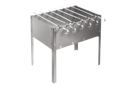 Мангал 350х250х350 сборный+6 шампуров Boyscout---