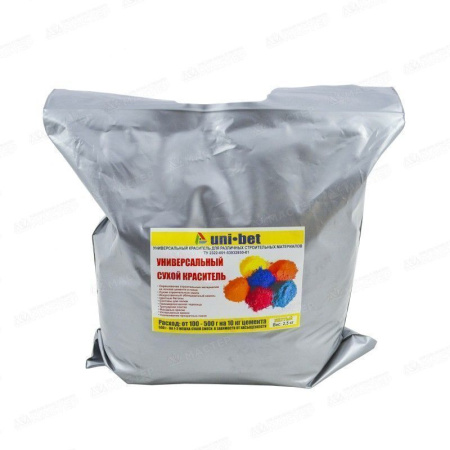 Краситель сухой 0,5кг красный Uni-bet