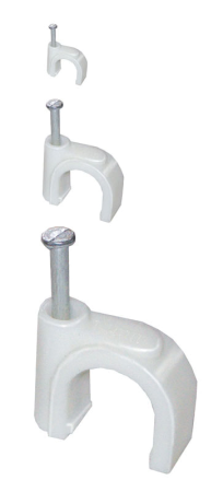 Скоба д/кабеля  9мм  50шт EKF